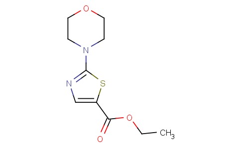 5-Thiazolecarboxylic acid, 2-(4-morpholinyl)-, ethyl ester